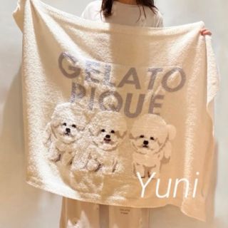 gelato pique - 正規品♡モチーフジャガードブランケット♡ビション