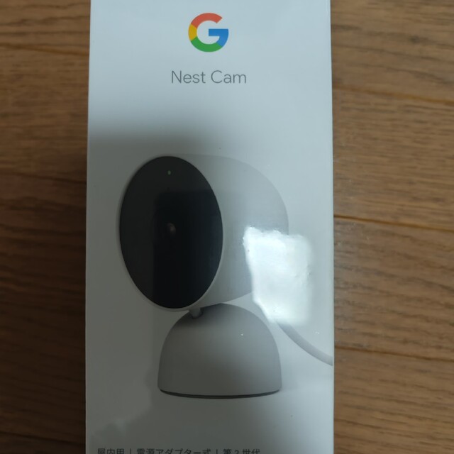 Google(グーグル)のGoogle Nest Cam（屋内用 / 電源アダプター式）新品未開封 スマホ/家電/カメラのスマホ/家電/カメラ その他(防犯カメラ)の商品写真