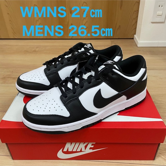 W NIKE DUNK LOW ナイキ ダンク ロー パンダ - スニーカー
