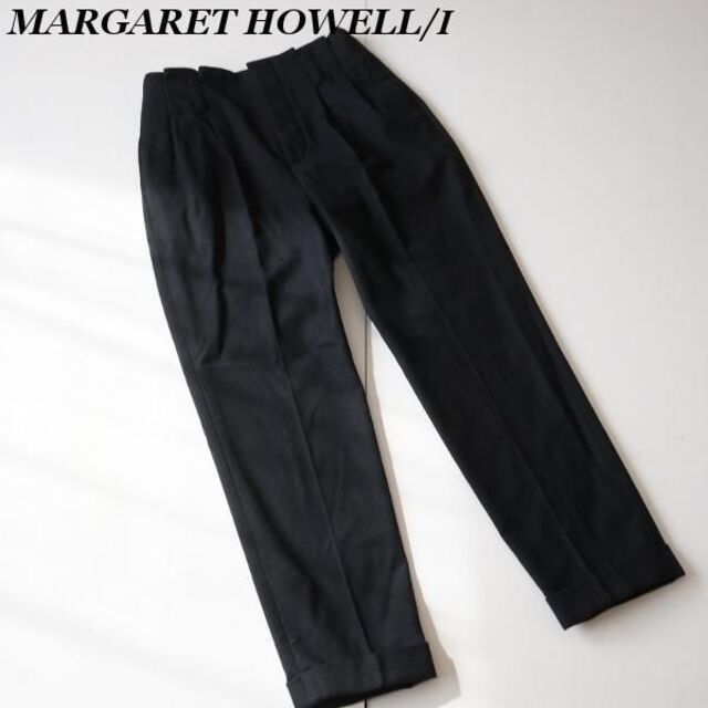 MARGARET HOWELL(マーガレットハウエル)のⅠサイズ｜マーガレットハウエル ペーパーバッグトラウザーズパンツ レディース レディースのパンツ(カジュアルパンツ)の商品写真