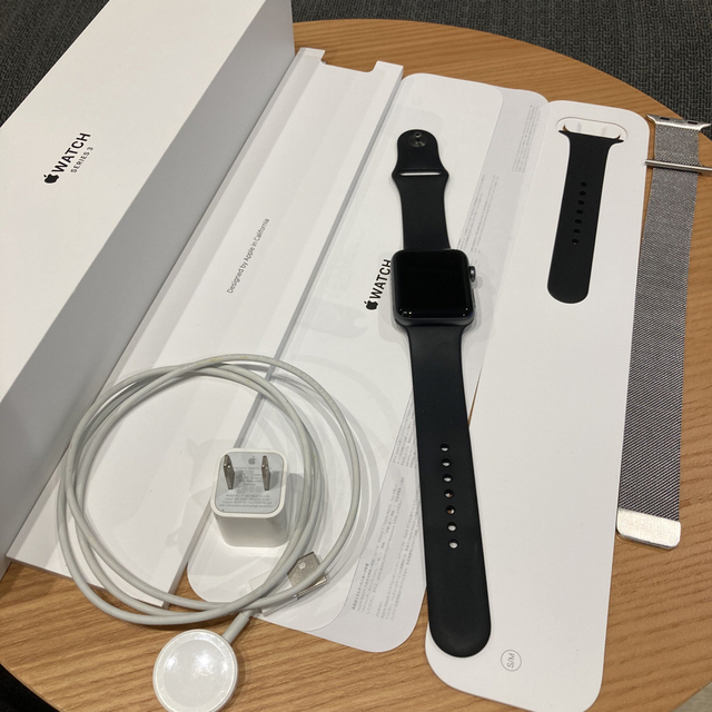Apple Watch シリーズ3 42mm GPS スペースグレー 話題の行列 38.0%割引