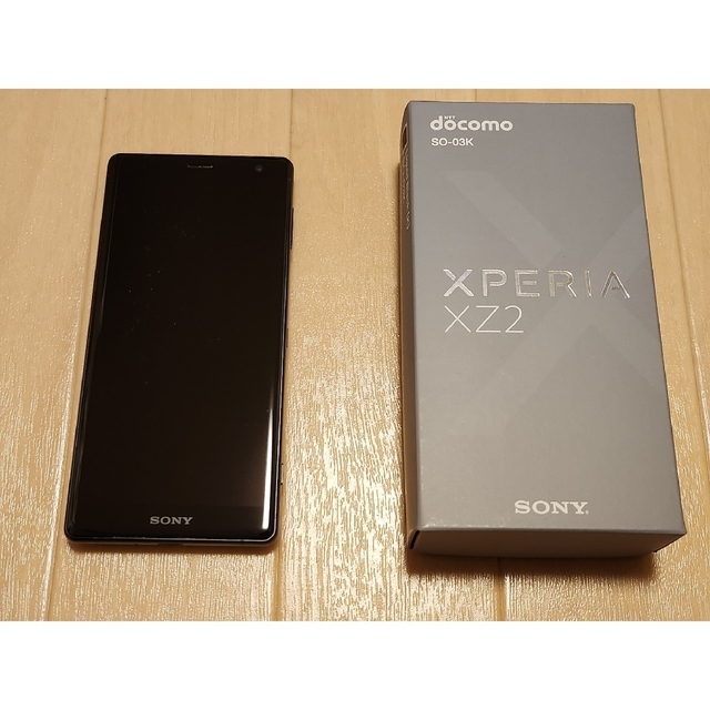 Xperia(エクスペリア)のSony Xperia XZ2 SO-03K Liquid Black スマホ/家電/カメラのスマートフォン/携帯電話(スマートフォン本体)の商品写真