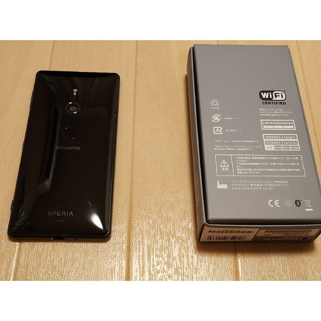 Xperia(エクスペリア)のSony Xperia XZ2 SO-03K Liquid Black スマホ/家電/カメラのスマートフォン/携帯電話(スマートフォン本体)の商品写真