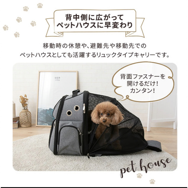 引越しのため8/25までの掲載　犬猫用　リュック　キャリーバック　 その他のペット用品(その他)の商品写真