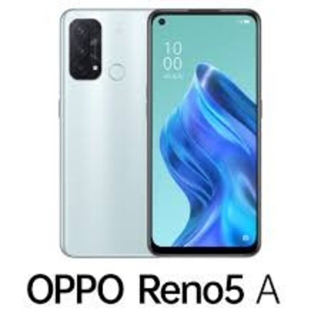 【大人気】OPPO Reno5 A SIMフリー アイスブルー 新品未開封スマートフォン/携帯電話