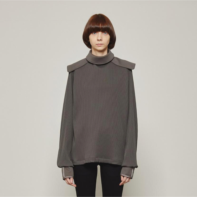 THE RERACS(ザリラクス)のTHE RERACS RIB PULLOVER 新品タグ付き レディースのトップス(シャツ/ブラウス(長袖/七分))の商品写真