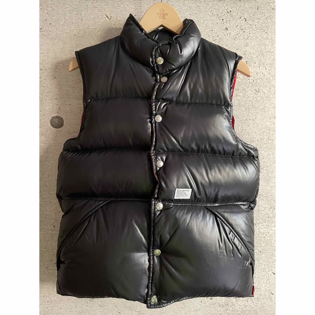 ALMOSTBLACK オールモストブラック 21AW HOODED DOWN VEST フーデッドダウンベスト ブラック 21AW-VE01