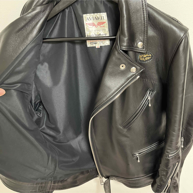 Lewis Leathers(ルイスレザー)のルイスレザー　441TFサイクロン ラットランドシープ　44 美品 メンズのジャケット/アウター(ライダースジャケット)の商品写真