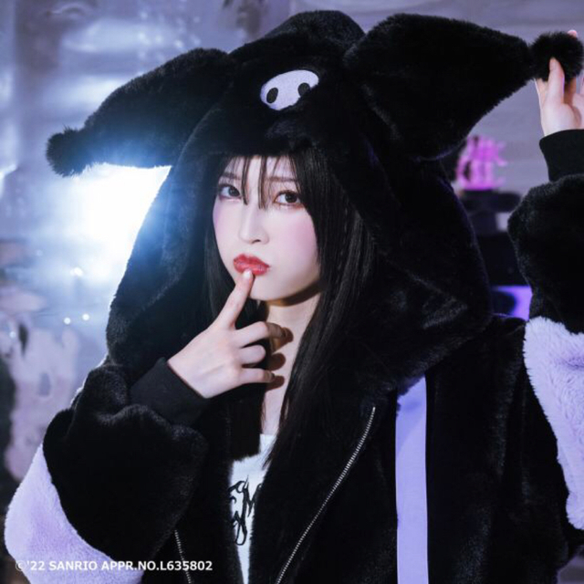 REFLEM - REFLEM レフレム サンリオ クロミ ファー パーカー コート REFLEM - REFLEM レフレム サンリオ クロミ ファー パーカー コート