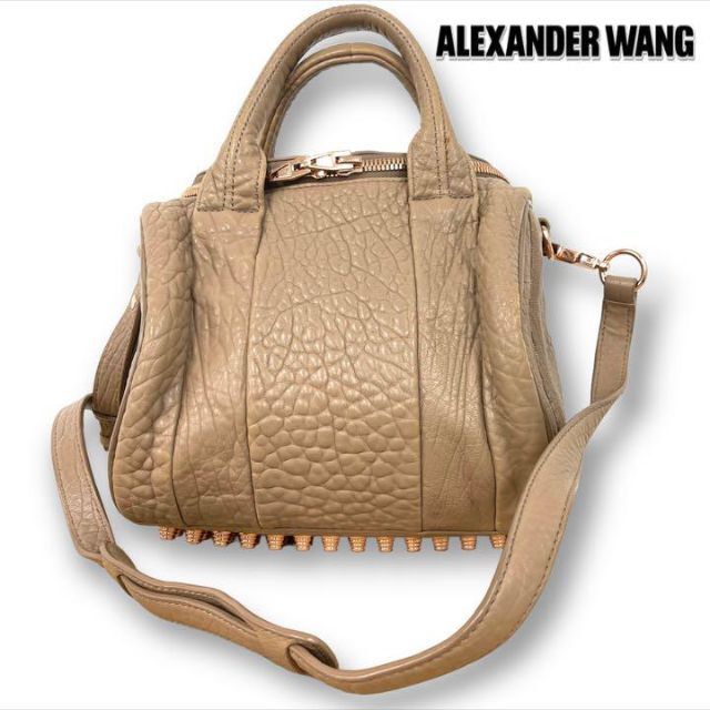 バッグALEXANDER WANG レザーショルダーバッグ スタッズ レディース