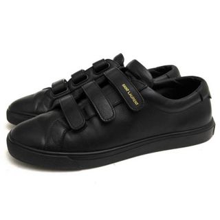 サンローランパリ SAINT LAURENT PARIS ローカットスニーカー 376565 スタッズ シューズ スニーカー レザー ブラック