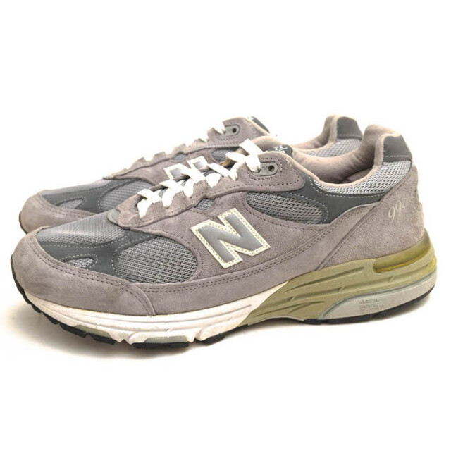 ニューバランス／NEW BALANCE シューズ スニーカー 靴 ローカット メンズ 男性 男性用レザー 革 本革 グレー 灰色  M990BM5