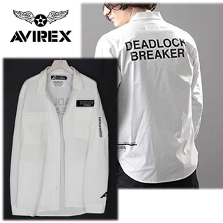 アヴィレックス(AVIREX)の《アヴィレックス》新品 ミリタリー ストレッチ シャツジャケット 2XL(テーラードジャケット)