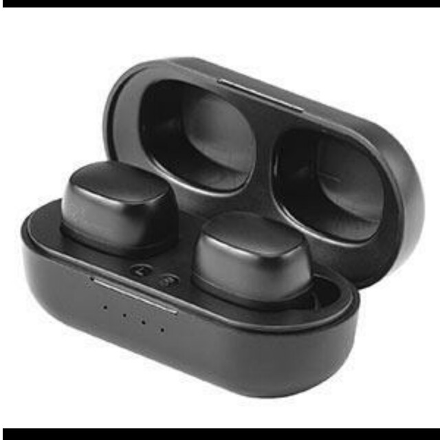 完全ワイヤレスイヤホン Bluetooth5.0 IPX4防水 ハンズフリー通話 スマホ/家電/カメラのオーディオ機器(ヘッドフォン/イヤフォン)の商品写真