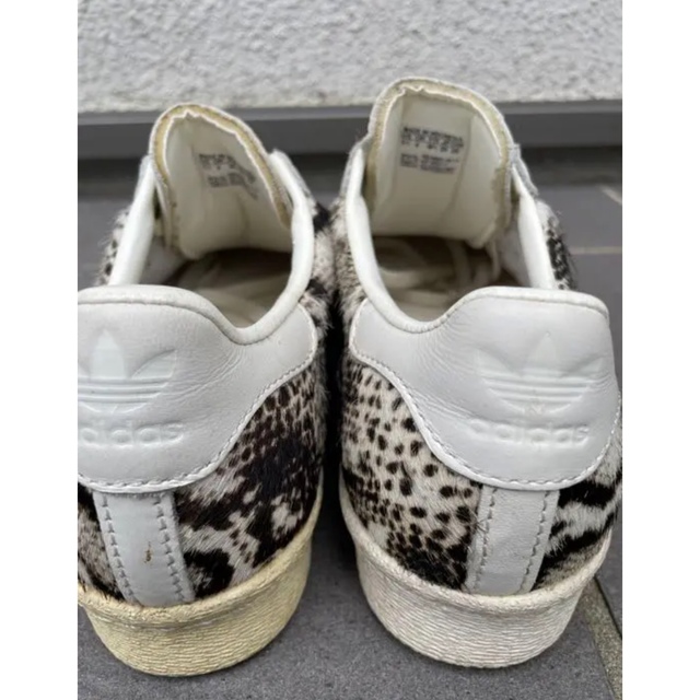 スーパースター adidas ハラコ アニマル ヒョウ柄 パイソン