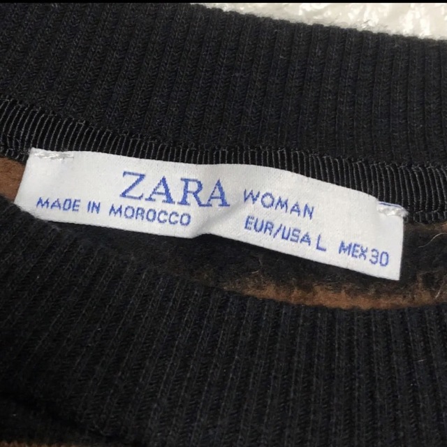 ZARA(ザラ)のmamaru様専用  ZARA刺繍裏起毛トレーナー ●USED 美品● レディースのトップス(トレーナー/スウェット)の商品写真