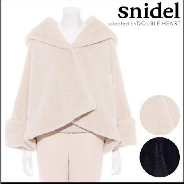 SNIDEL(スナイデル)のこじはる着用✨snadel　エコファーコート レディースのジャケット/アウター(毛皮/ファーコート)の商品写真