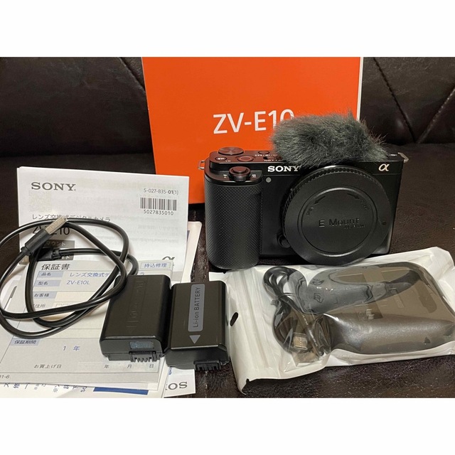 SONY ZV-E10ボディ美品 スマホ/家電/カメラのカメラ(ミラーレス一眼)の商品写真