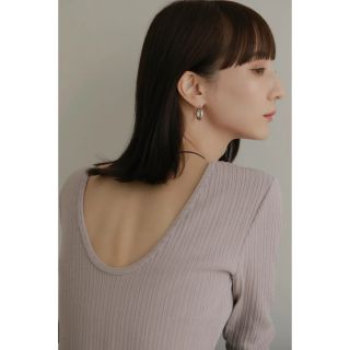 トゥデイフル(TODAYFUL)のlouren back open bodysuit(ニット/セーター)