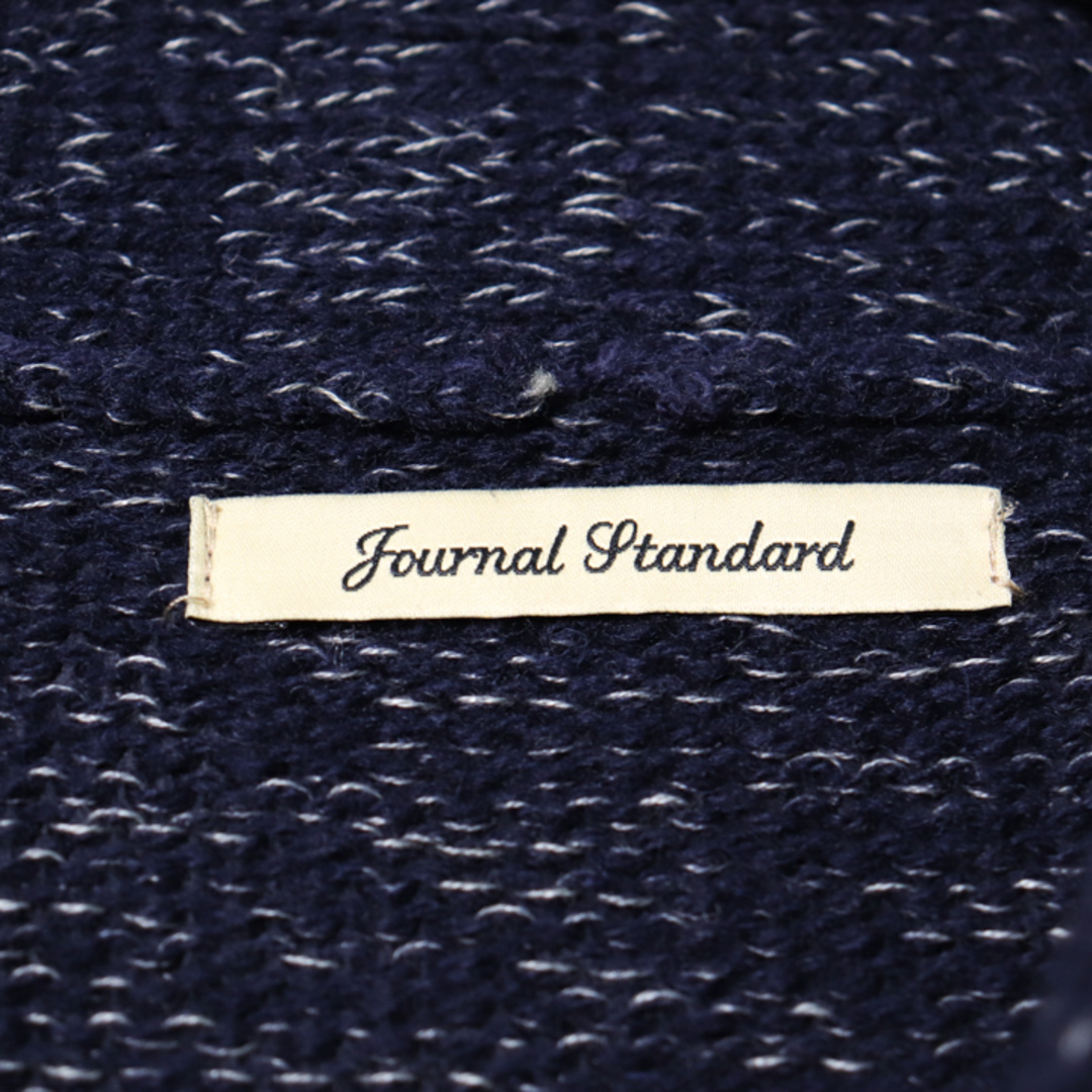 JOURNAL STANDARD(ジャーナルスタンダード)のジャーナルスタンダード 長袖カーディガン ニットカーデ ショールカラー トップス ウール/麻 メンズ Mサイズ ネイビー JOURNAL STANDARD メンズのトップス(カーディガン)の商品写真