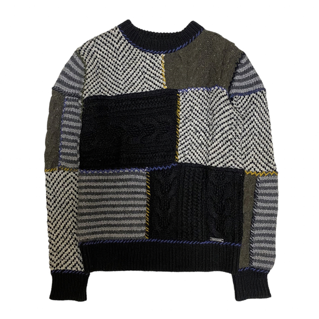 John Galliano patchwork knit