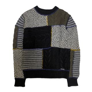 マルタンマルジェラ(Maison Martin Margiela)のJohn Galliano patchwork knit(ニット/セーター)