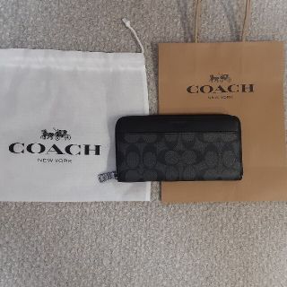 コーチ(COACH)の新品正規品 COACH長財布 ブラック(長財布)