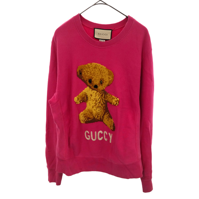 超美品再入荷品質至上! GUCCI テディベア クマ トレーナー ブラック