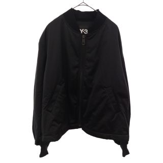 ワイスリー(Y-3)のY-3 ワイスリー U CRFT GRAPHIC BOMBER FS3464 ユークラフト グラフィック ボンバージャケット ブラック 刺繍(フライトジャケット)