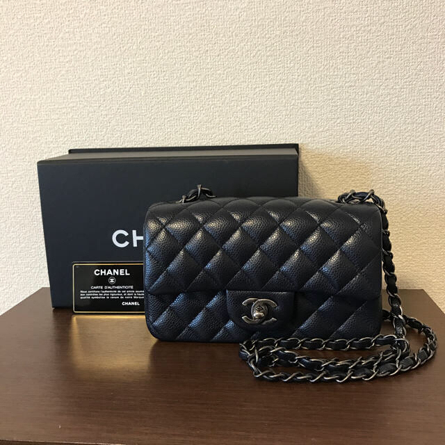 CHANEL - 【正規品】美品 シャネル ミニ マトラッセ ネイビー×アンティークシルバーの通販 by そら♡'s shop｜シャネルならラクマ