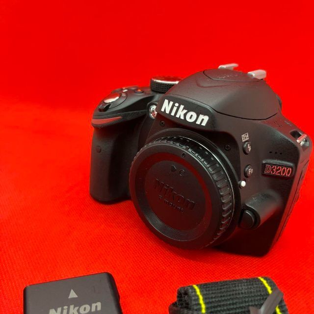 色移り有り Nikon D3200 BLACK 一眼レフ カメラ ニコン - crumiller.com