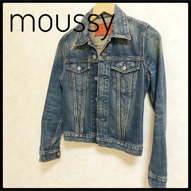 美品!MOUSSY ジーンズ マウジージーンズ Gジャン デニムジャケット