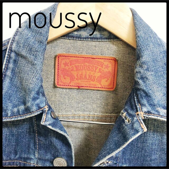 美品!MOUSSY ジーンズ マウジージーンズ Gジャン デニムジャケット