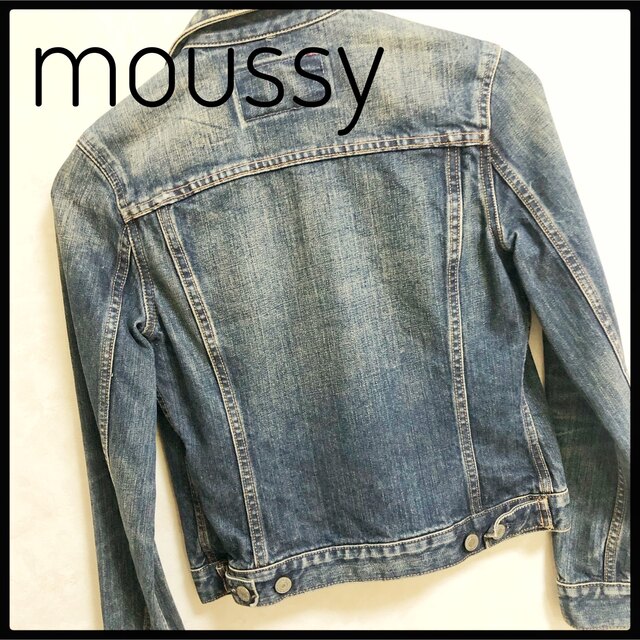 美品!MOUSSY ジーンズ マウジージーンズ Gジャン デニムジャケット