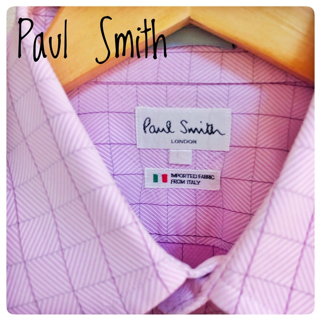 Paul Smith(ポールスミス)の美品！Paul Smith ポールスミス　ドレスシャツ　ピンクシャツ　ワイシャツ メンズのトップス(シャツ)の商品写真