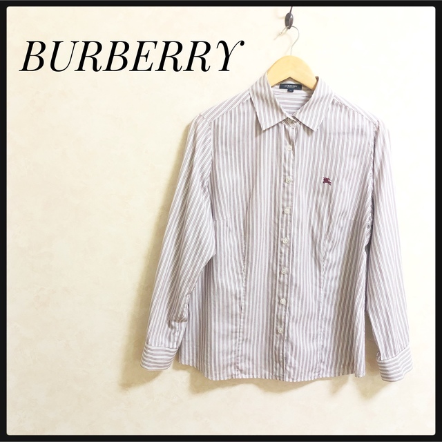 BURBERRY LONDON バーバリー　ストライプ　ドレスシャツ　46 | フリマアプリ ラクマ