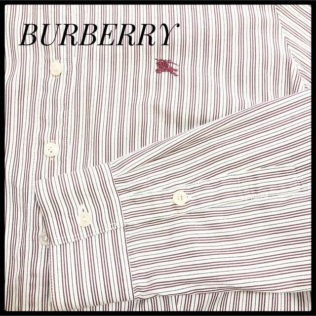 BURBERRY(バーバリー)のBURBERRY LONDON バーバリー　ストライプ　ドレスシャツ　46 メンズのトップス(シャツ)の商品写真