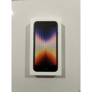 アイフォーン(iPhone)のiPhone SE (64 GB) - ミッドナイト(第3世代)SIMフリー(スマートフォン本体)