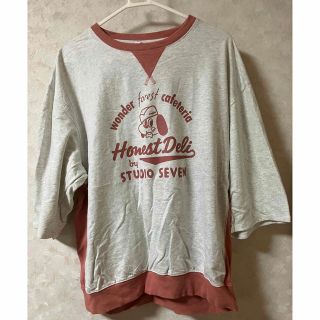 ジーユー(GU)のGU STUDIO SEVEN Honest Deli シャツ Mサイズ(Tシャツ/カットソー(七分/長袖))