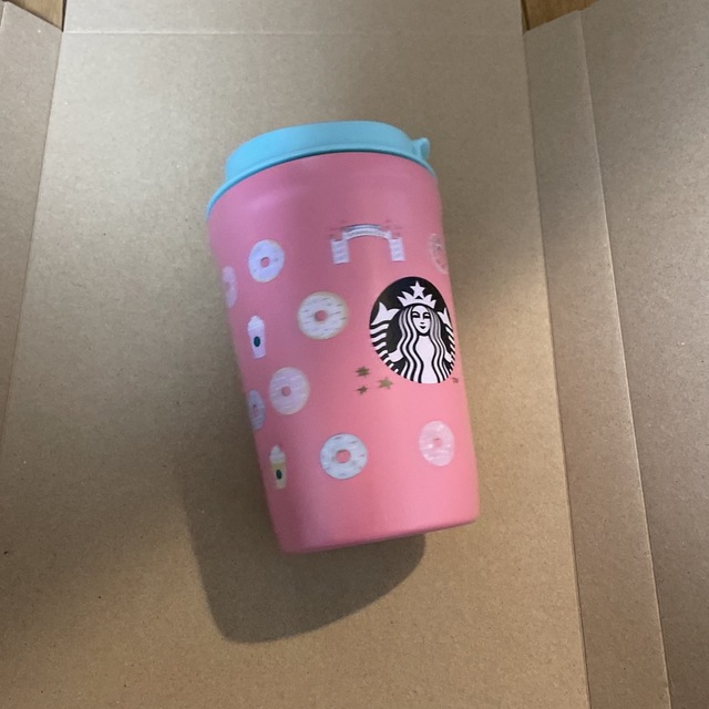 Starbucks Coffee(スターバックスコーヒー)のスターバックス　タンブラー　ドーナツ柄 インテリア/住まい/日用品のキッチン/食器(タンブラー)の商品写真