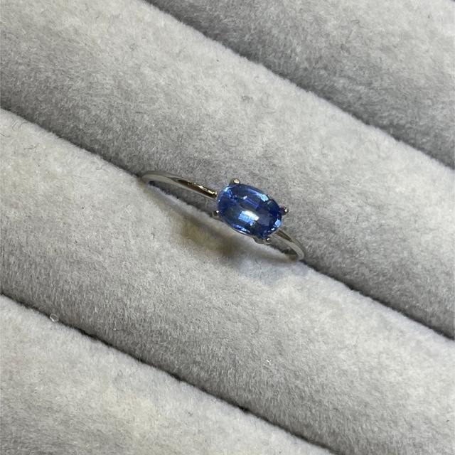 Deep Blue ... Kyanite oval ハンドメイドのアクセサリー(リング)の商品写真