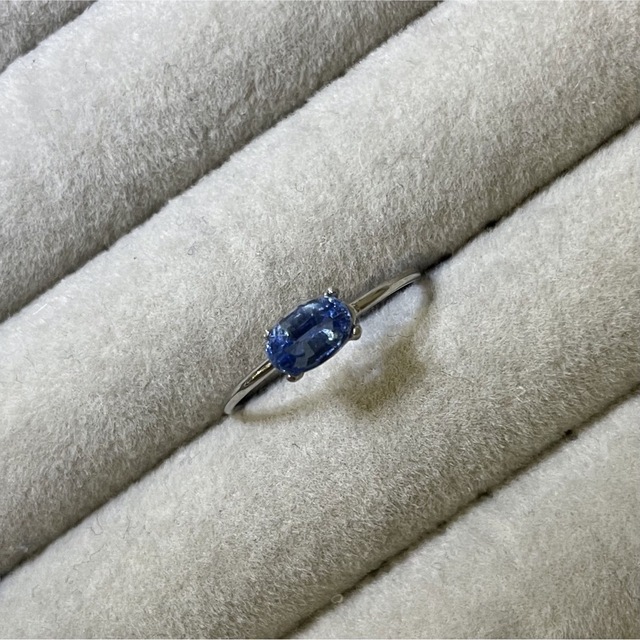 Deep Blue ... Kyanite oval ハンドメイドのアクセサリー(リング)の商品写真