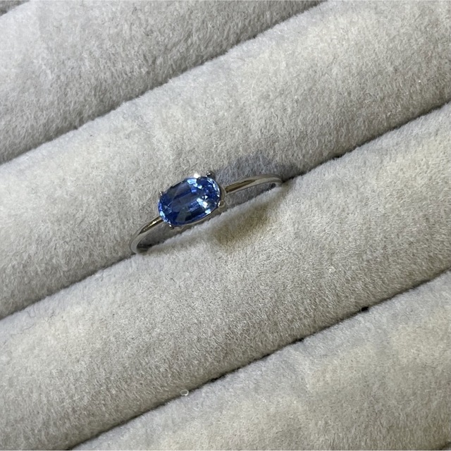 Deep Blue ... Kyanite oval ハンドメイドのアクセサリー(リング)の商品写真