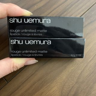 シュウウエムラ(shu uemura)のルージュアンリミテッドマット　OR583 RD196(口紅)