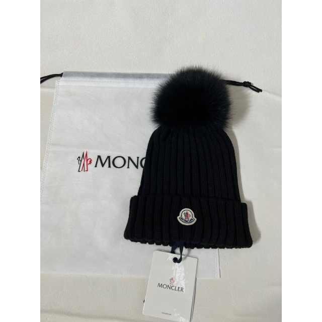 ニット帽/ビーニー モンクレール MONCLER ニット帽 キャップ ウール