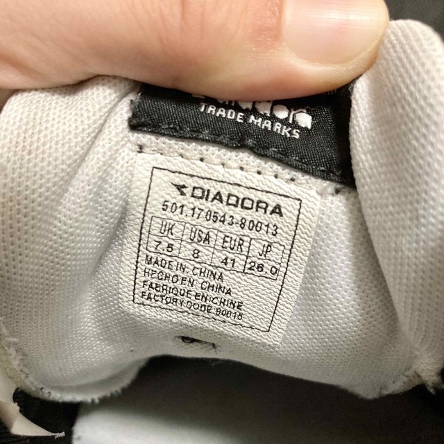 DIADORA(ディアドラ)のdiadora スニーカー 靴 26.0cm メンズの靴/シューズ(スニーカー)の商品写真