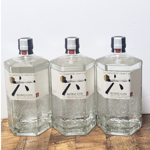 3本 サントリー ジャパニーズ クラフトジン＜六＞ ROKU GIN 700ml