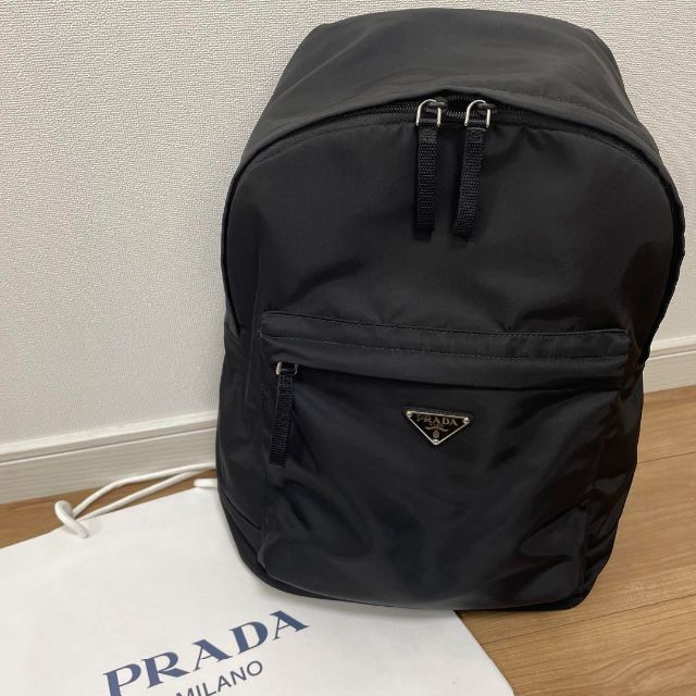 PRADA - プラダ　PRADA リュック　バックパック　ブラック　メンズ
