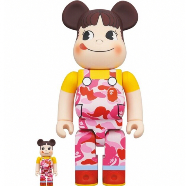 BE@RBRICK BAPE(R) ペコちゃん 100％ & 400％ PINK