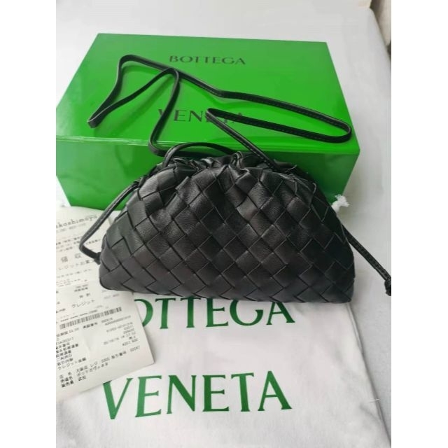 Bottega Veneta - BOTTEGA VENETA ボッデガヴェネタ ミニザポーチ ブラックの通販 by ムム's shop